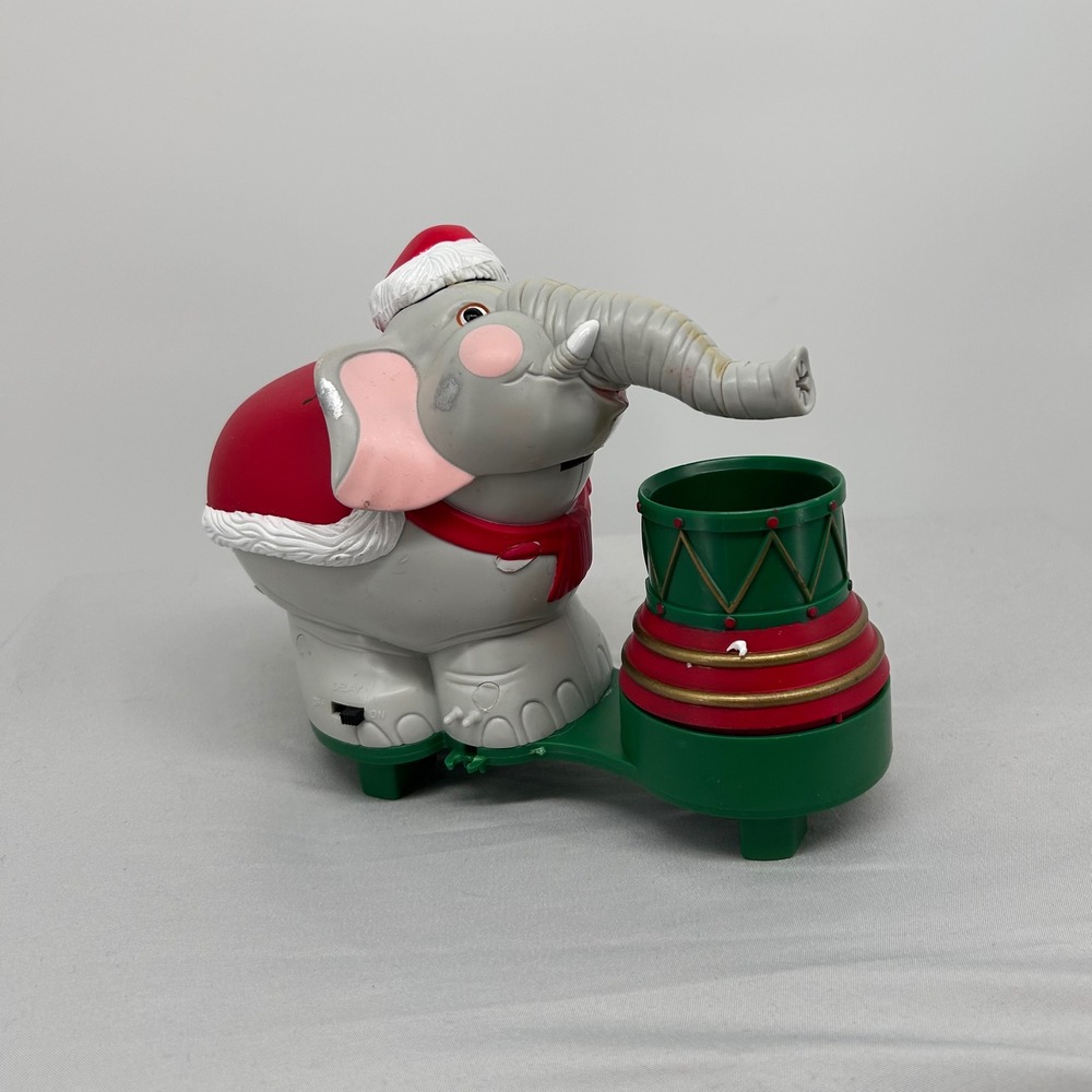 Santa's Action World Edgar the Christmas‎ Bubble Elephant TESTED